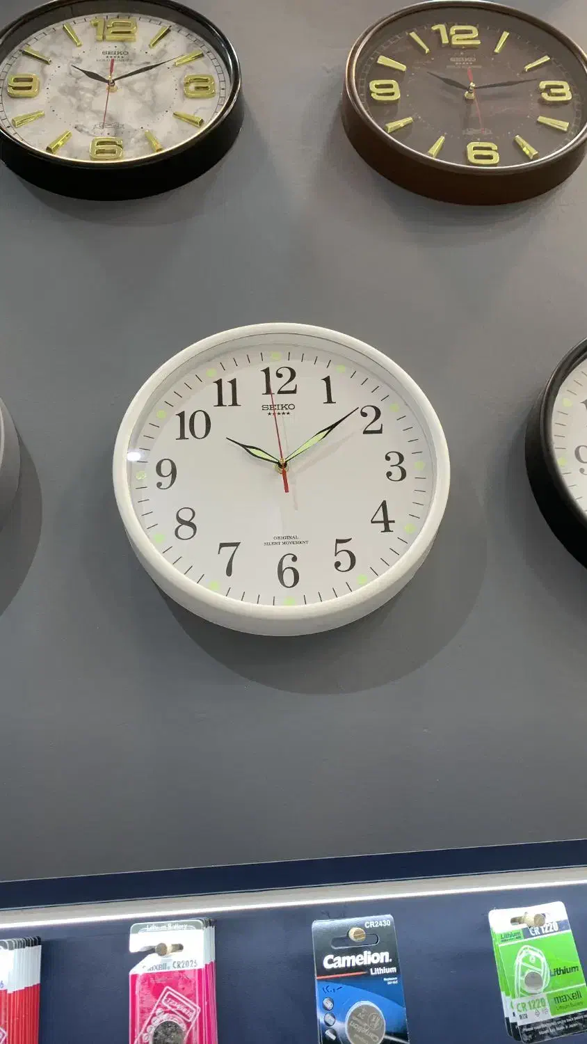 ساعت دیواری سیکو شبنما آرام گرد بیصدا SEIKO|ساعت دیواری و تزئینی|مشهد, الهیه|دیوار