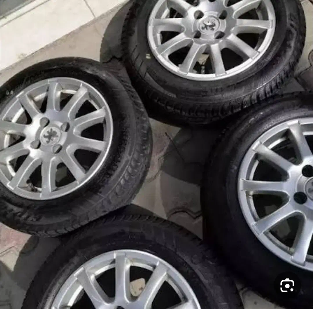 ۴عدد رینگ ۱۰پر سایز ۱۵ همراه با لاستیک|قطعات یدکی و لوازم جانبی|اردبیل, |دیوار