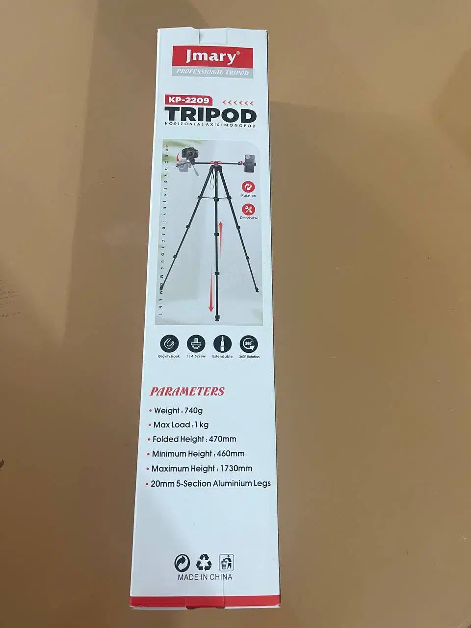 پایه ایستاده دوربین عکاسی کاملا نو|دوربین عکاسی و فیلمبرداری|فولادشهر, بوستان خلیج فارس|دیوار