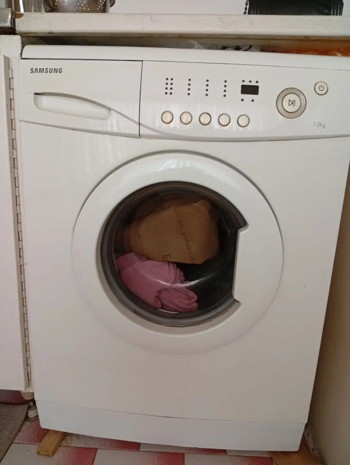 با سلام یه دستگاه ماشین لباس شویی سامسونگ 7کیلوی|ماشین لباسشویی و خشک‌کن لباس|تبریز, |دیوار