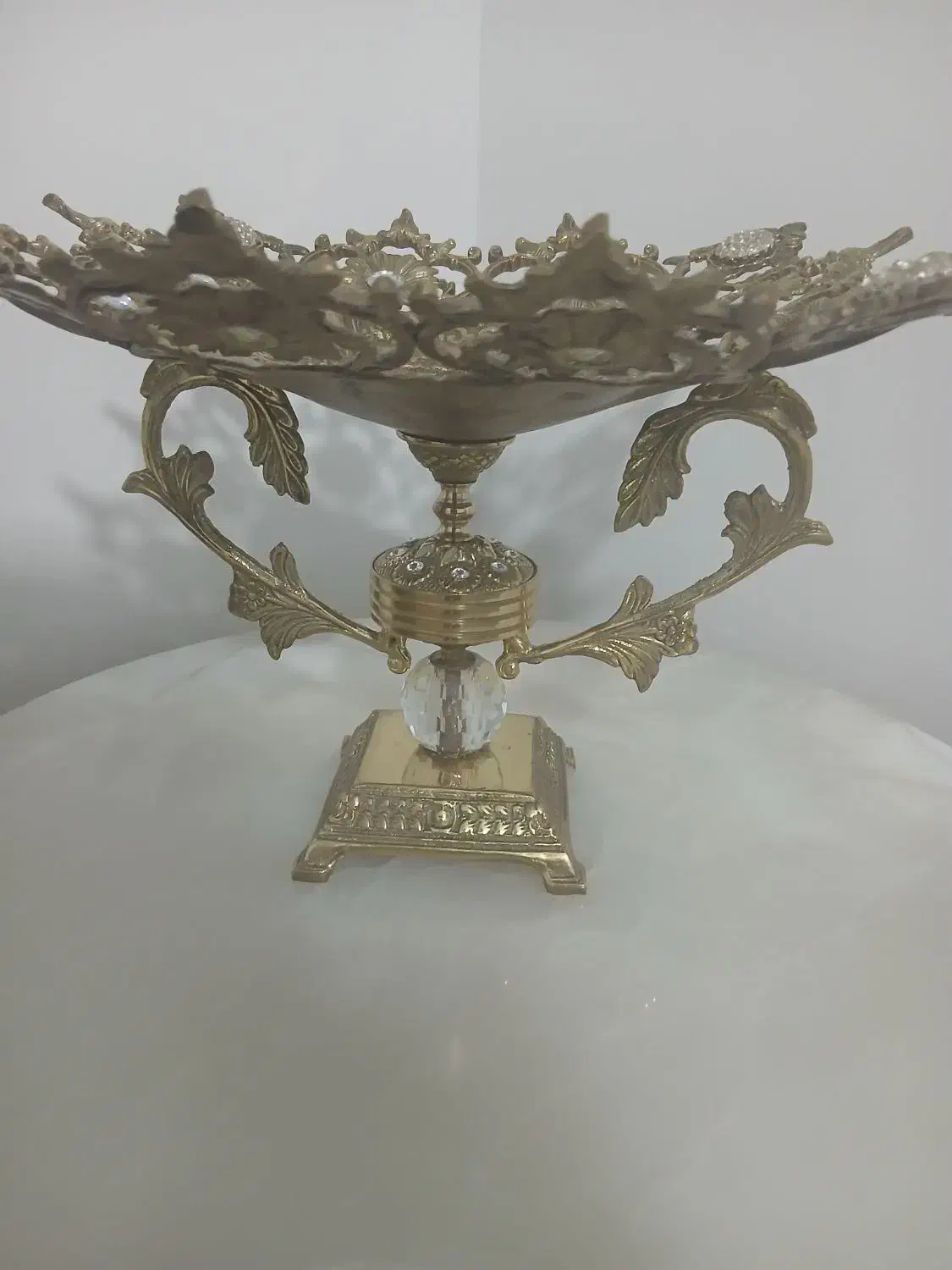 جا میوه ای برنز|ظروف سرو و پذیرایی|بهارستان, |دیوار