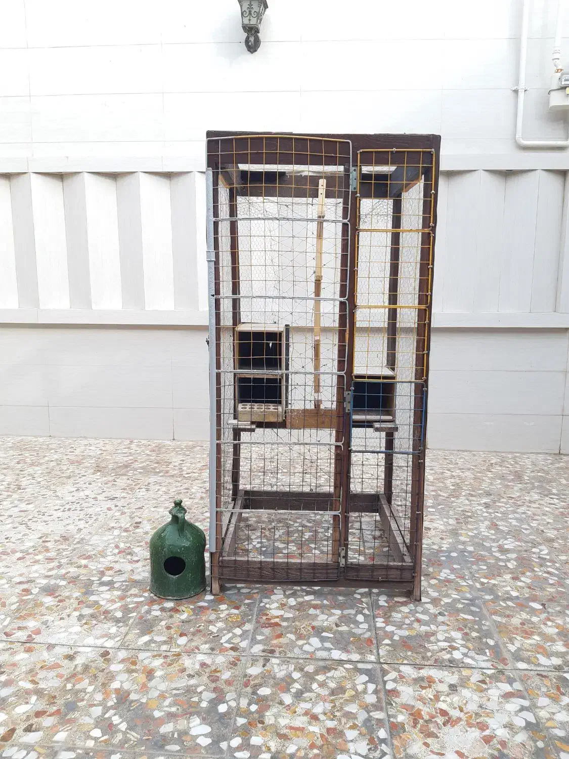 قفس پرنده بزرگ و جا دار|لوازم جانبی حیوانات|برازجان, |دیوار