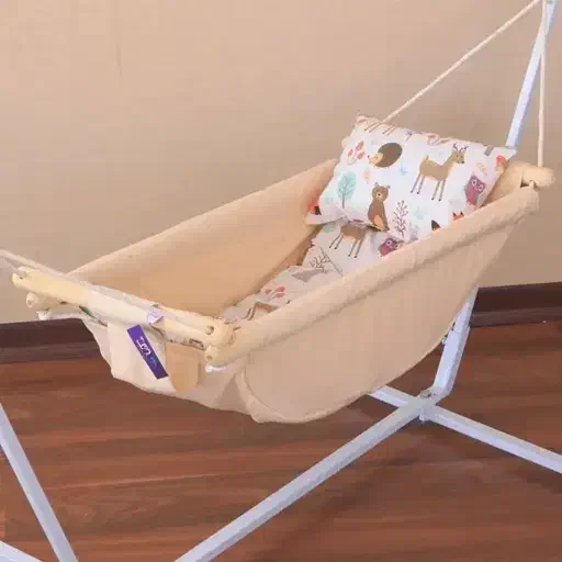 کهواره پایه فلزی|اسباب و اثاث بچه|فلاورجان, |دیوار