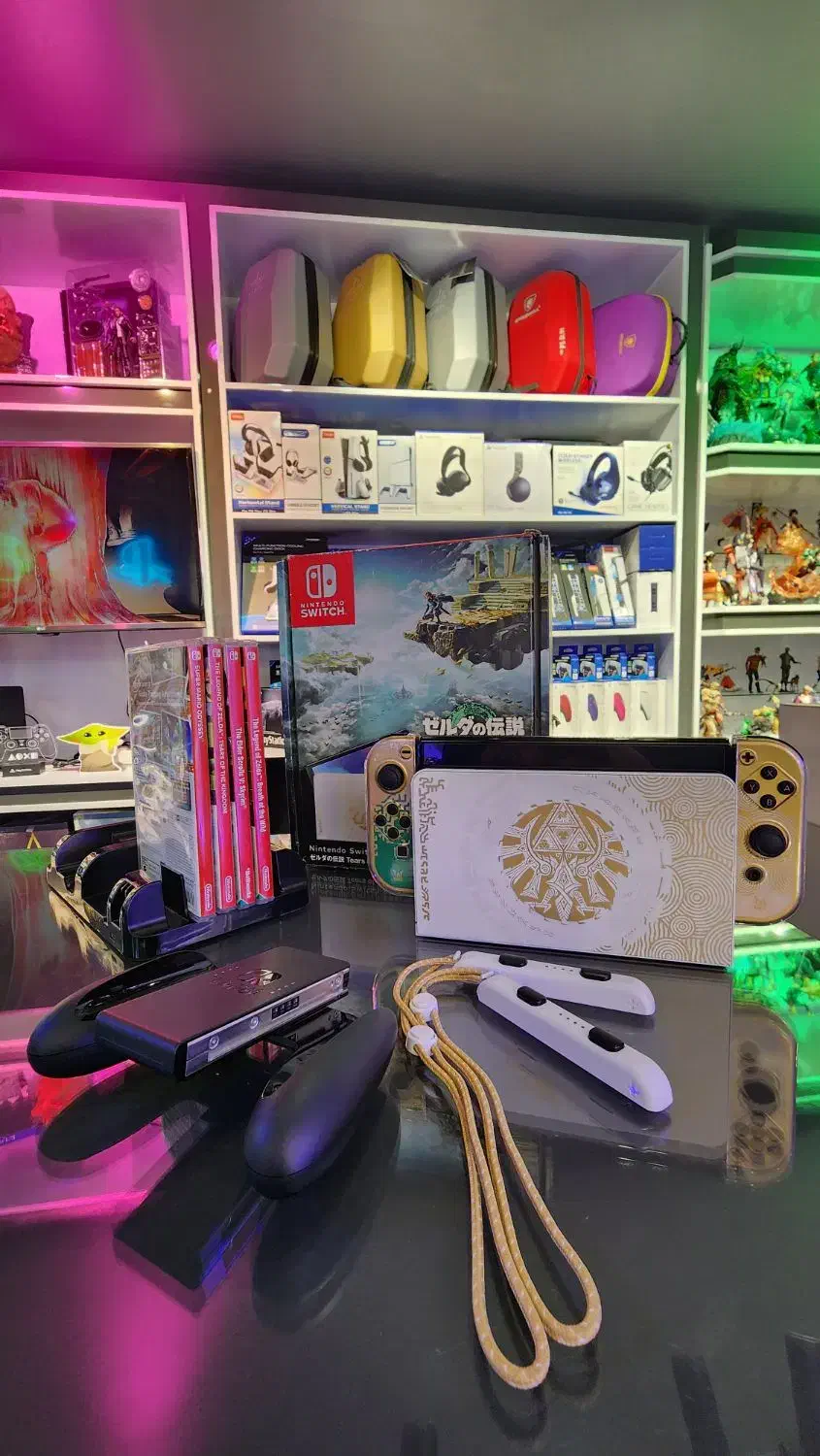 کنسول نینتندو سوویچ ۱  اولد باندل کمیاب زلدا|کنسول، بازی ویدئویی و آنلاین|تبریز, |دیوار