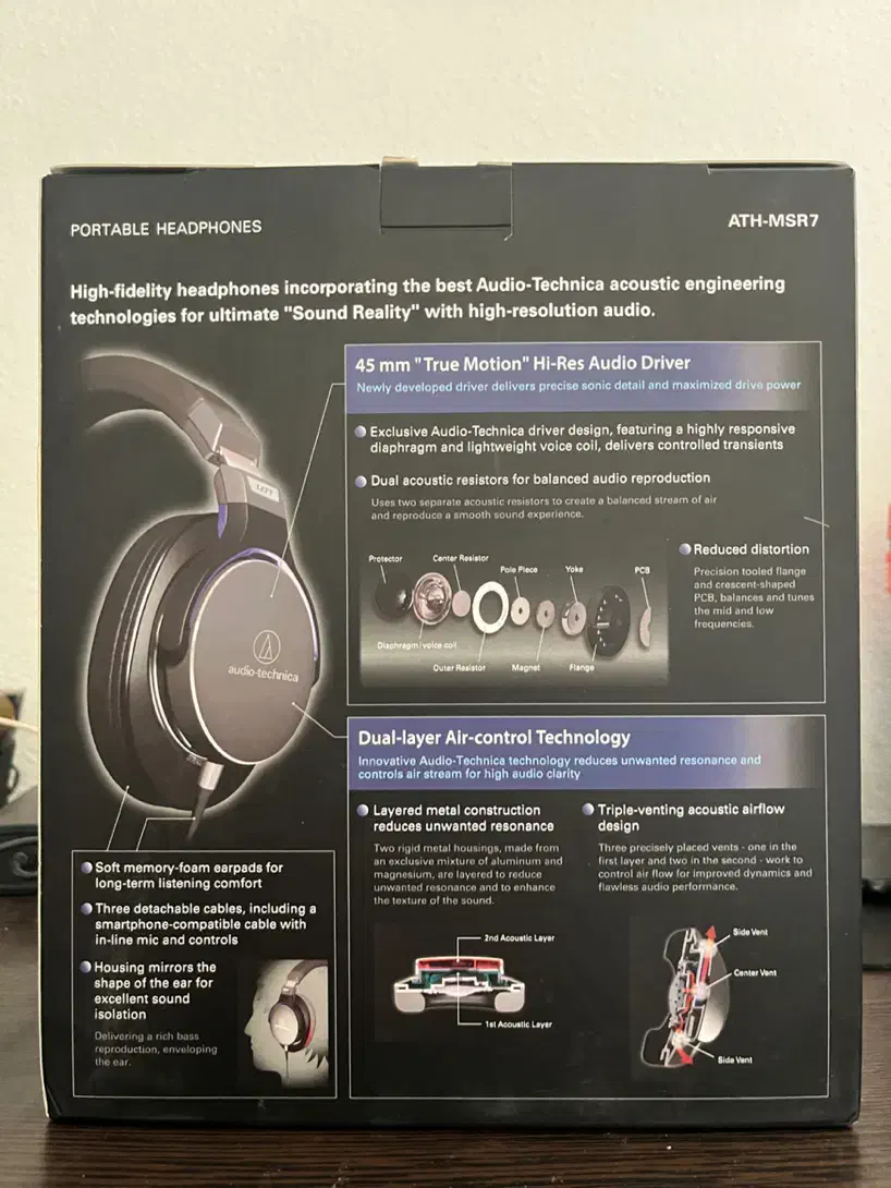 هدفون Audio technica msr7|صوتی و تصویری|تهران, ستارخان|دیوار