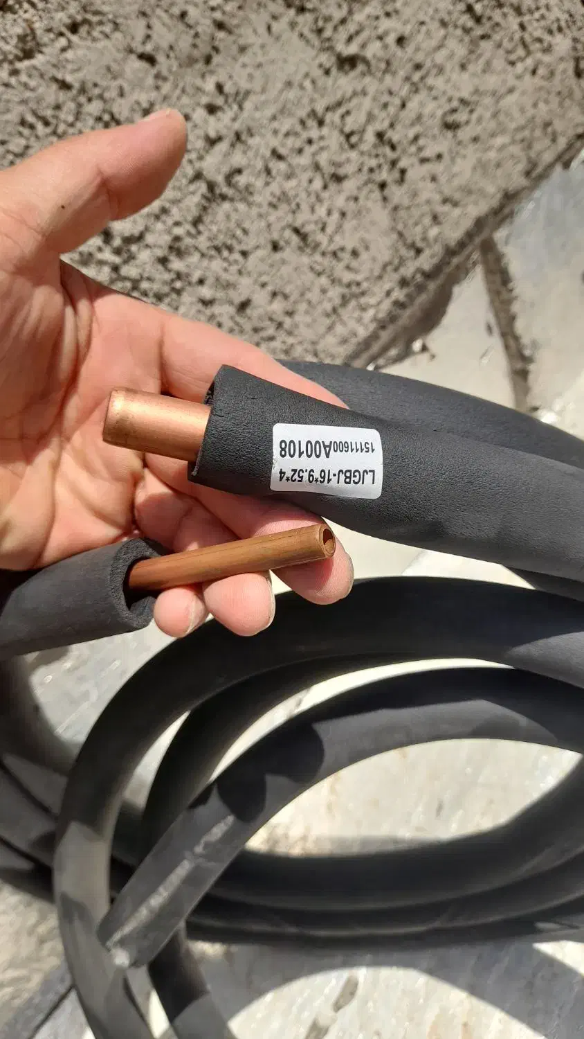 لوله مسی کولر گازی با کابل|کولر گازی و فنکوئل|قدس, شهرقدس|دیوار