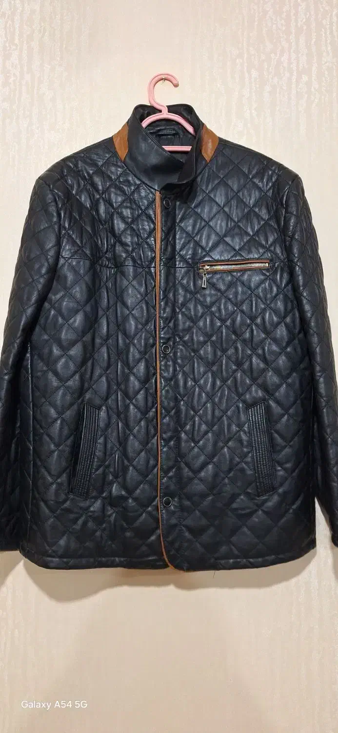 کاپشن مردانه چرم تبریز کاملا نو|لباس|خمام, |دیوار