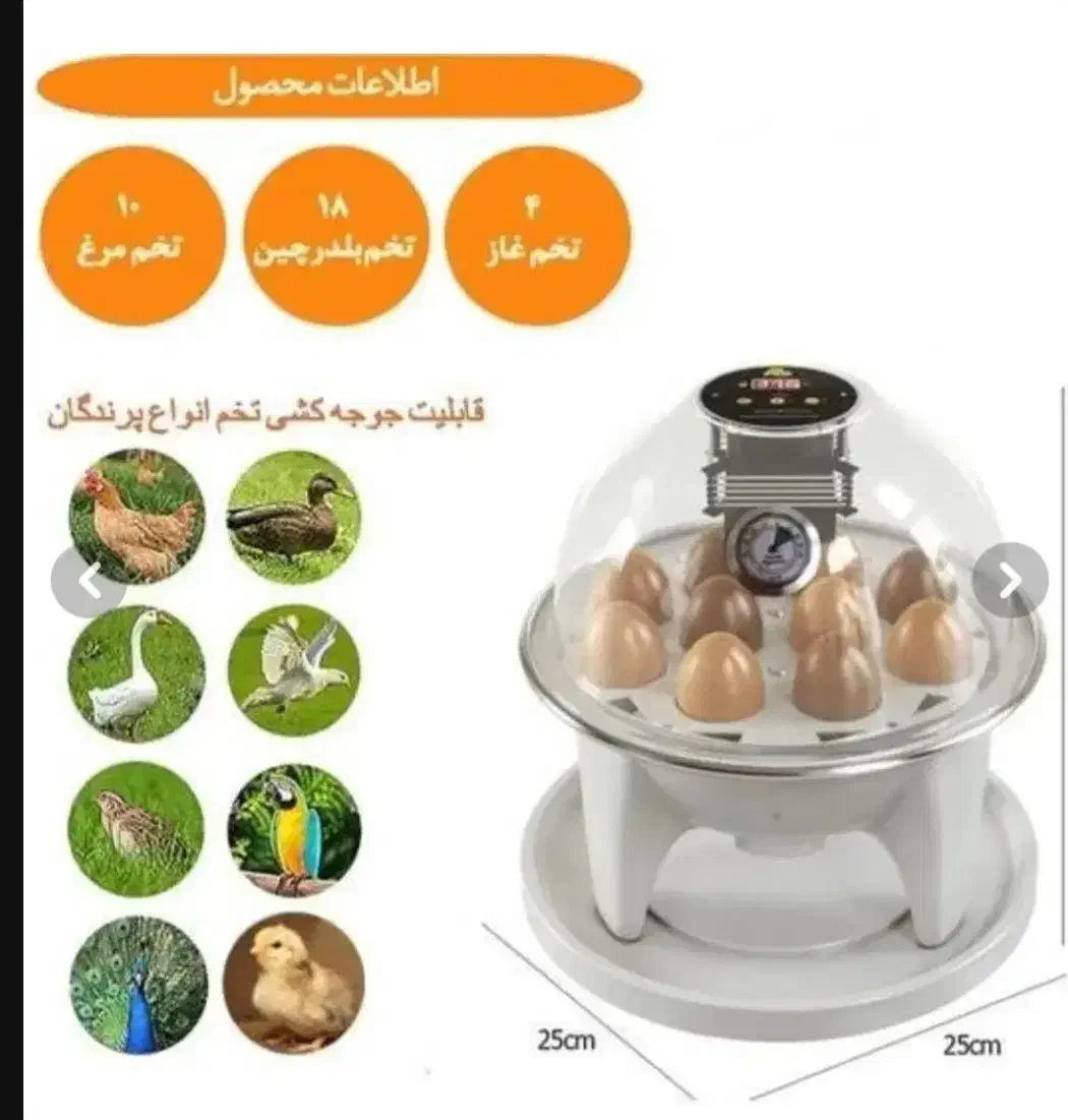 دستگاه جوجه کشی ارسال رایگان|لوازم جانبی حیوانات|شیراز, قصرالدشت|دیوار