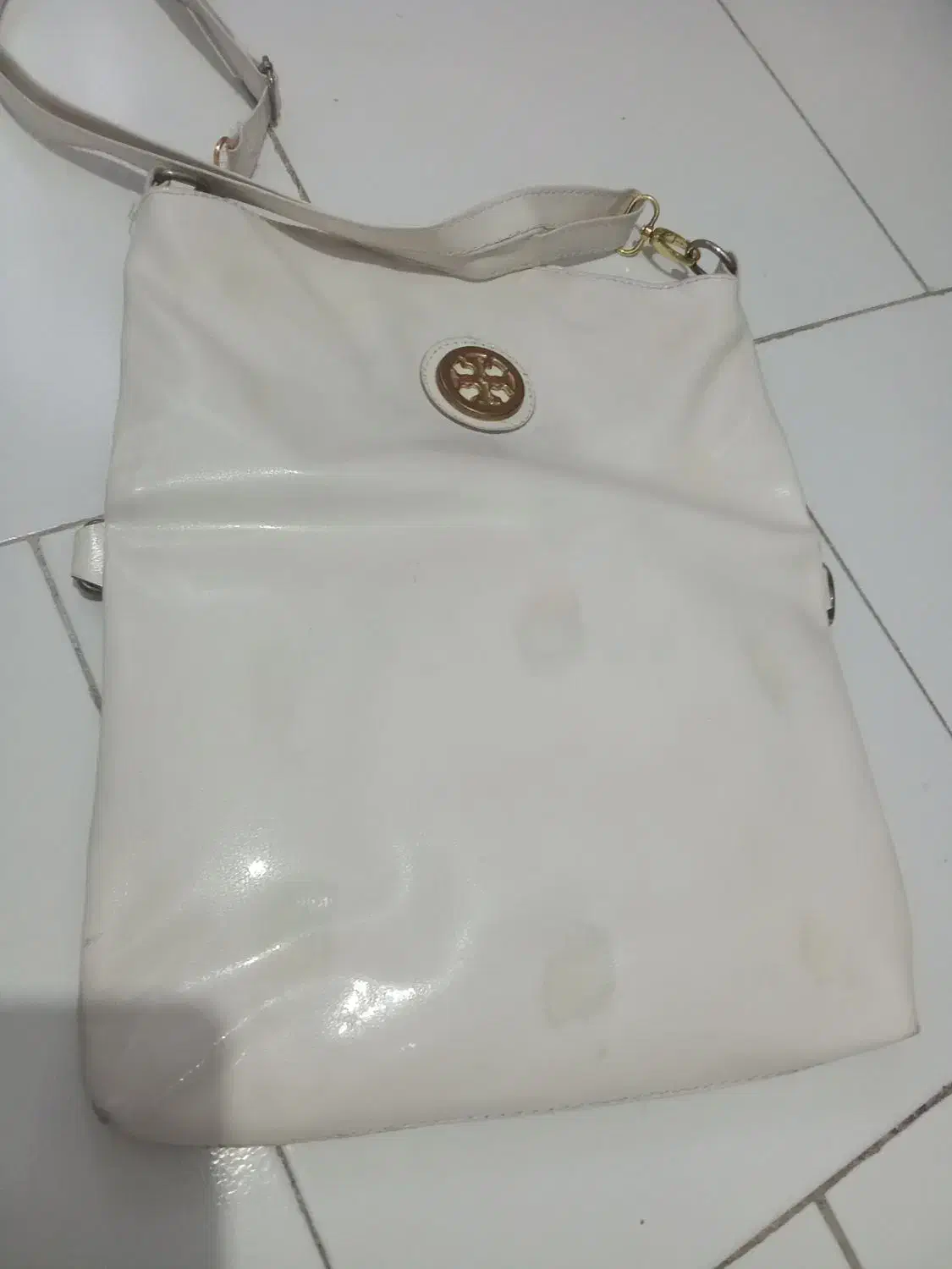 کیف مجلسی سفید مدل ورساچه طرح چرم|کیف، کفش، کمربند|تهران, چهارصد دستگاه|دیوار