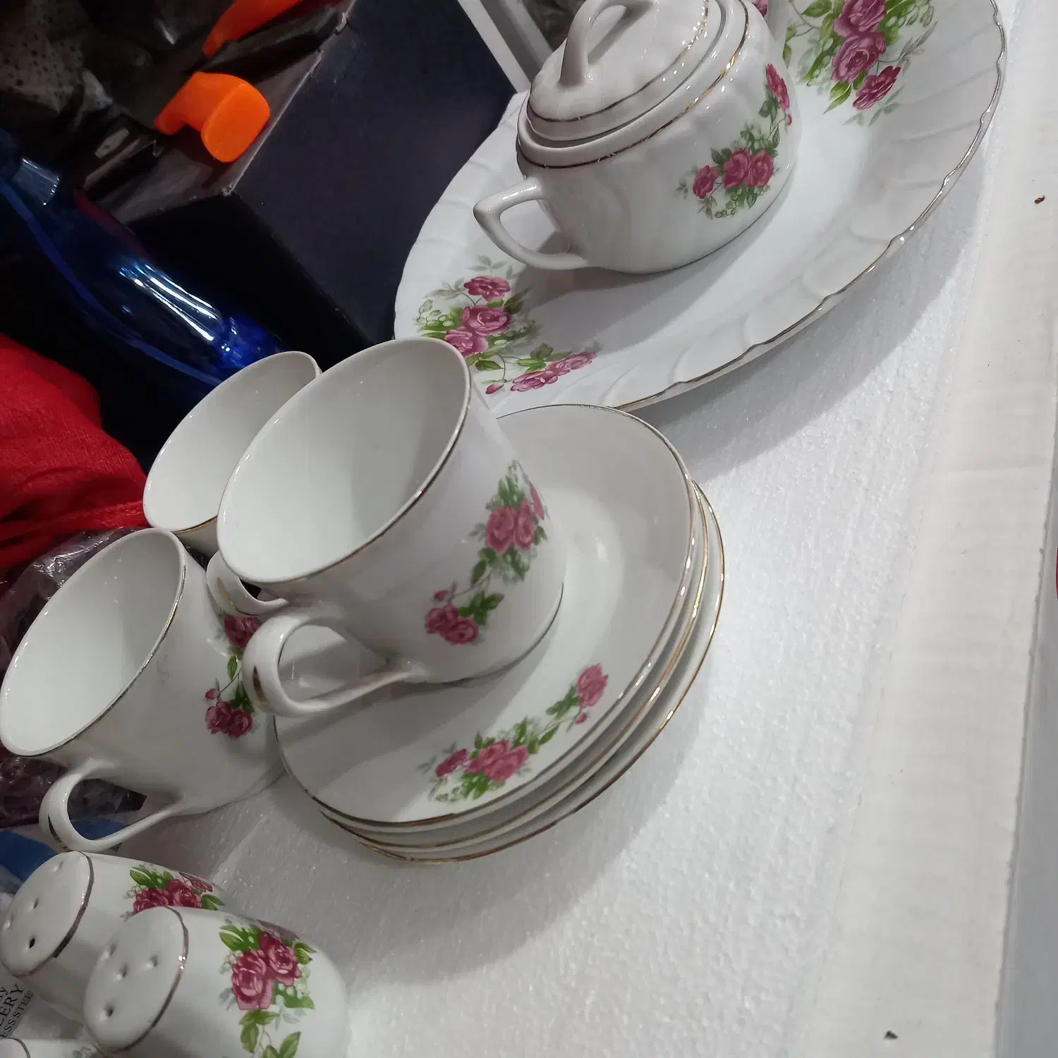 گل سرخی قدیمی اصل|کلکسیون اشیاء عتیقه|ارومیه, |دیوار