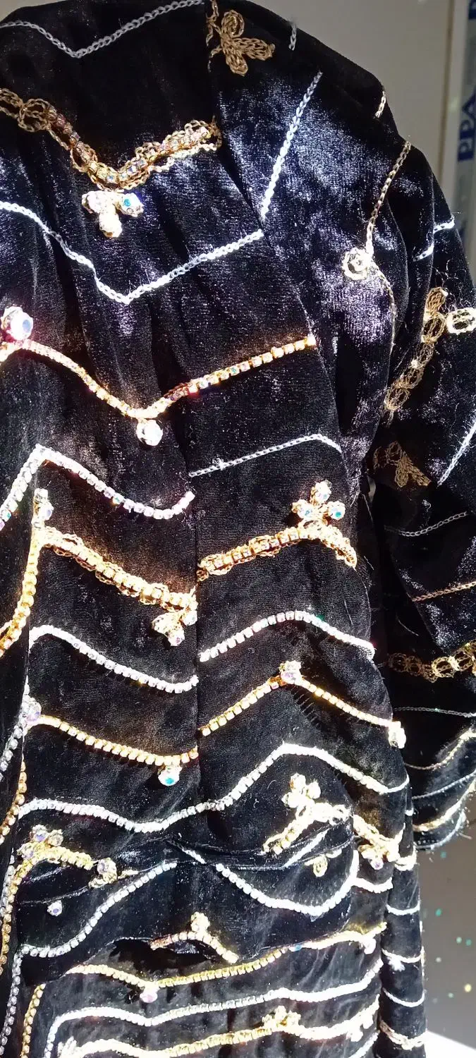 کت مخمل زیبا  نگین کاری ویاقوت کاری شده|لباس|جوانرود, |دیوار