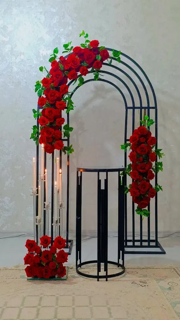 گل آرایی با گل مصنوعی/دیزاین یلدا و اجاره پنل گل|خدمات پذیرایی، مراسم|ارومیه, |دیوار