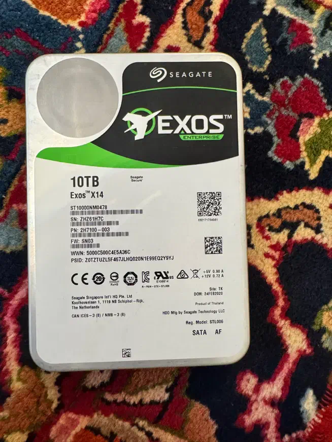 هارد سیگیت سری ۱۴ exos ترابایت|قطعات و لوازم جانبی رایانه|تهران, حکیمیه|دیوار