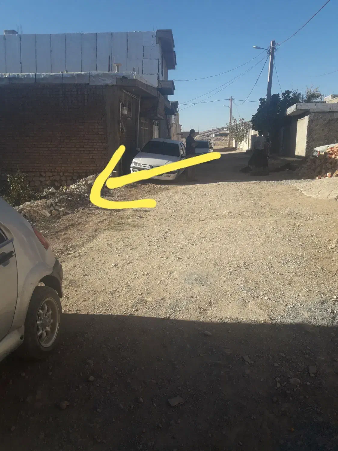 فروش زمین ۱۲۲ متری بالاتر از مدرسه حسابی|فروش زمین و ملک کلنگی|ایوان, |دیوار