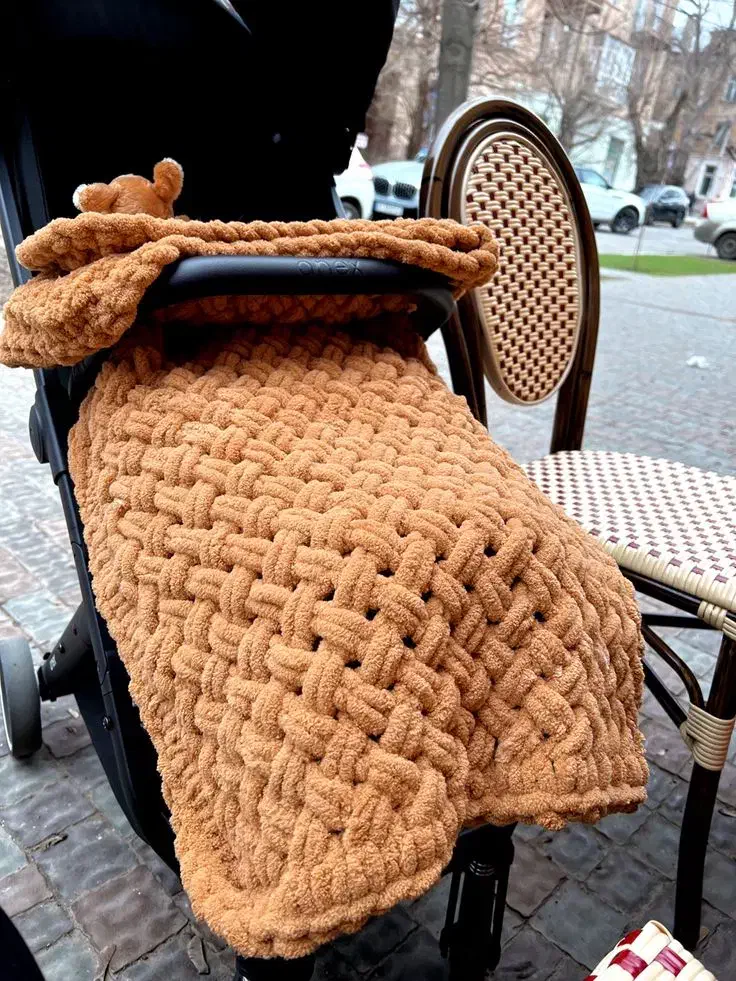 پتو دست بافت الیز پافی|رختخواب، بالش، پتو|تهران, نصرت|دیوار