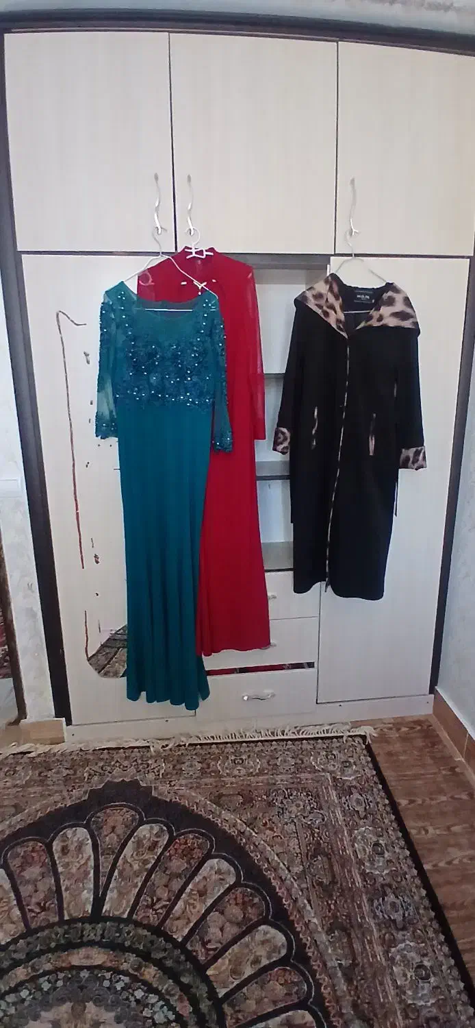 یک کاپشن بارانی و دو عدد دون مجلسی یک میلیون|لباس|مراغه, |دیوار