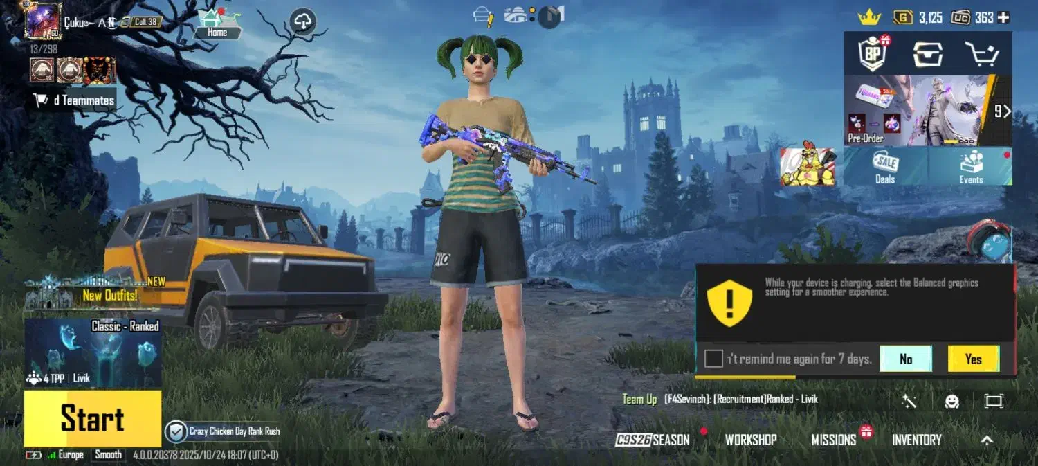 اکانت پابجی فروشی ۵۰۰|کنسول، بازی ویدئویی و آنلاین|کلاله, |دیوار