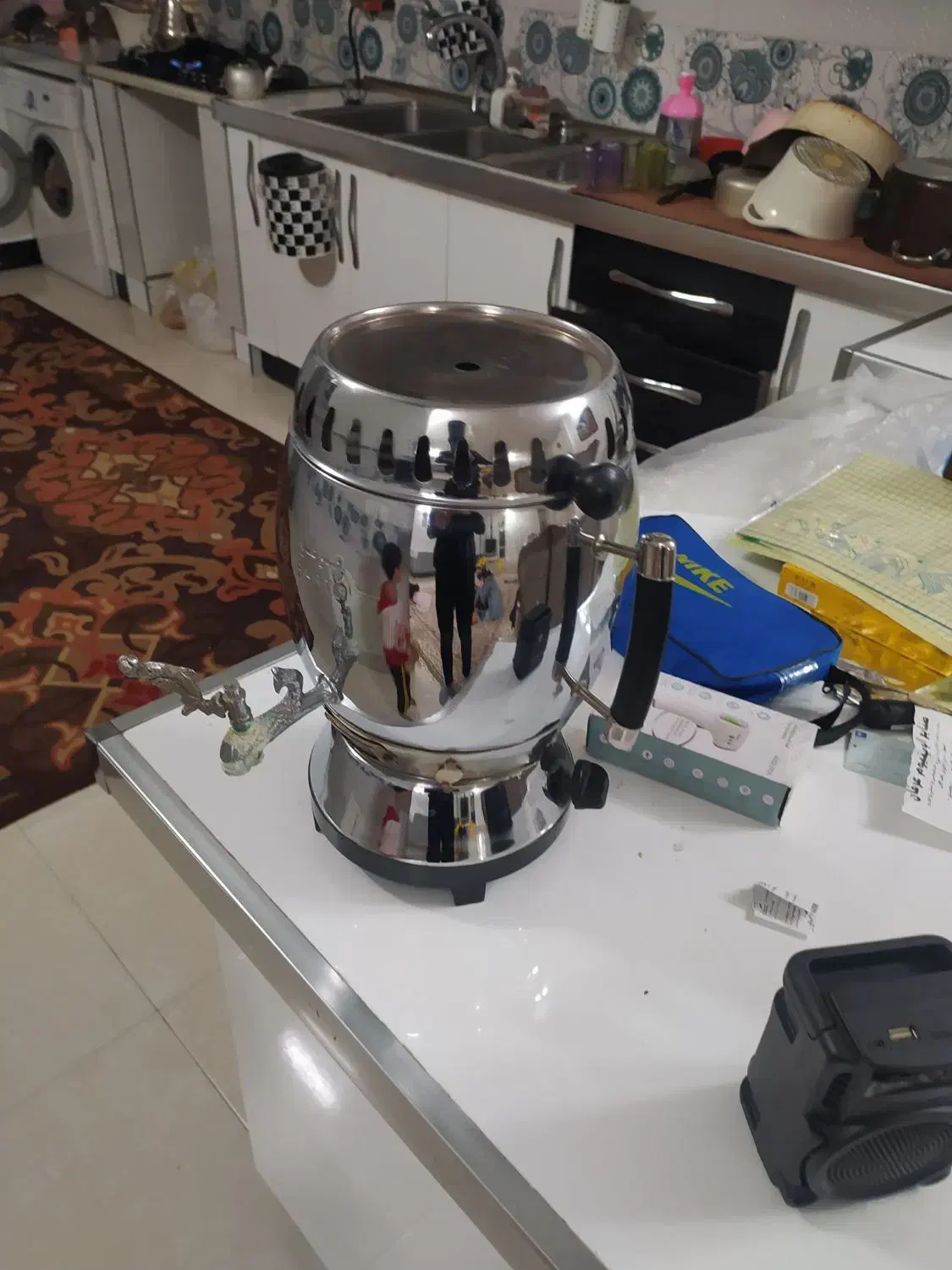 سماور گازی کاملا سالم|سماور، چایساز، قهوهساز|خمینیشهر, |دیوار