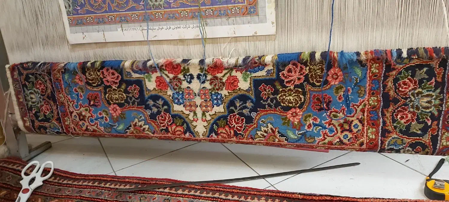 دارقالی وفرش نیمه بافته شده|فرش|تهران, هفت حوض|دیوار