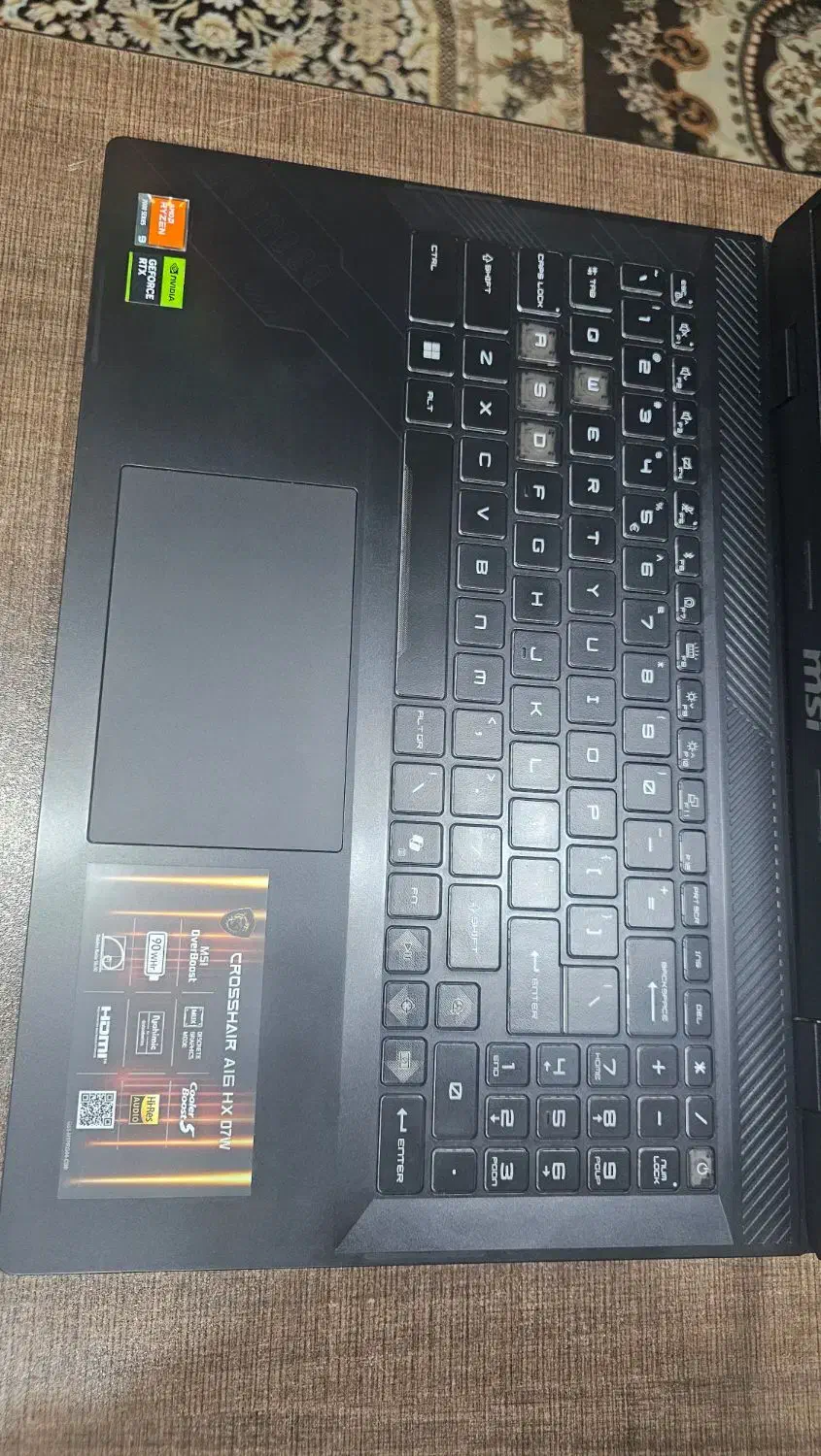 لپتاپ گیمینگ MSI مناسب کارای سنگین و رندرینگ|رایانه همراه|تهران, زمزم|دیوار