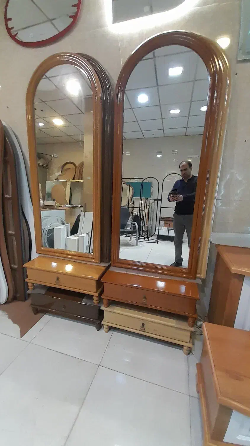 آینه با کشو|آینه|قم, شاه ابراهیم|دیوار