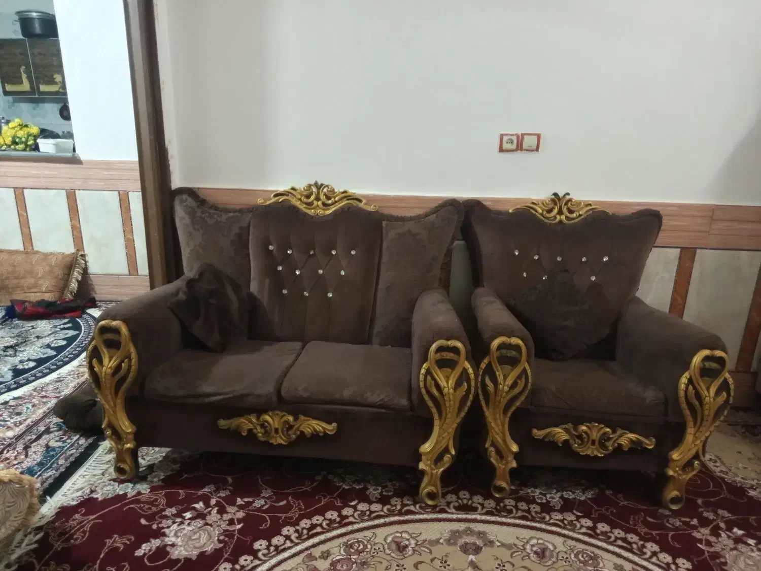 میز صندلی|مبلمان خانگی و میز عسلی|زاهدان, |دیوار