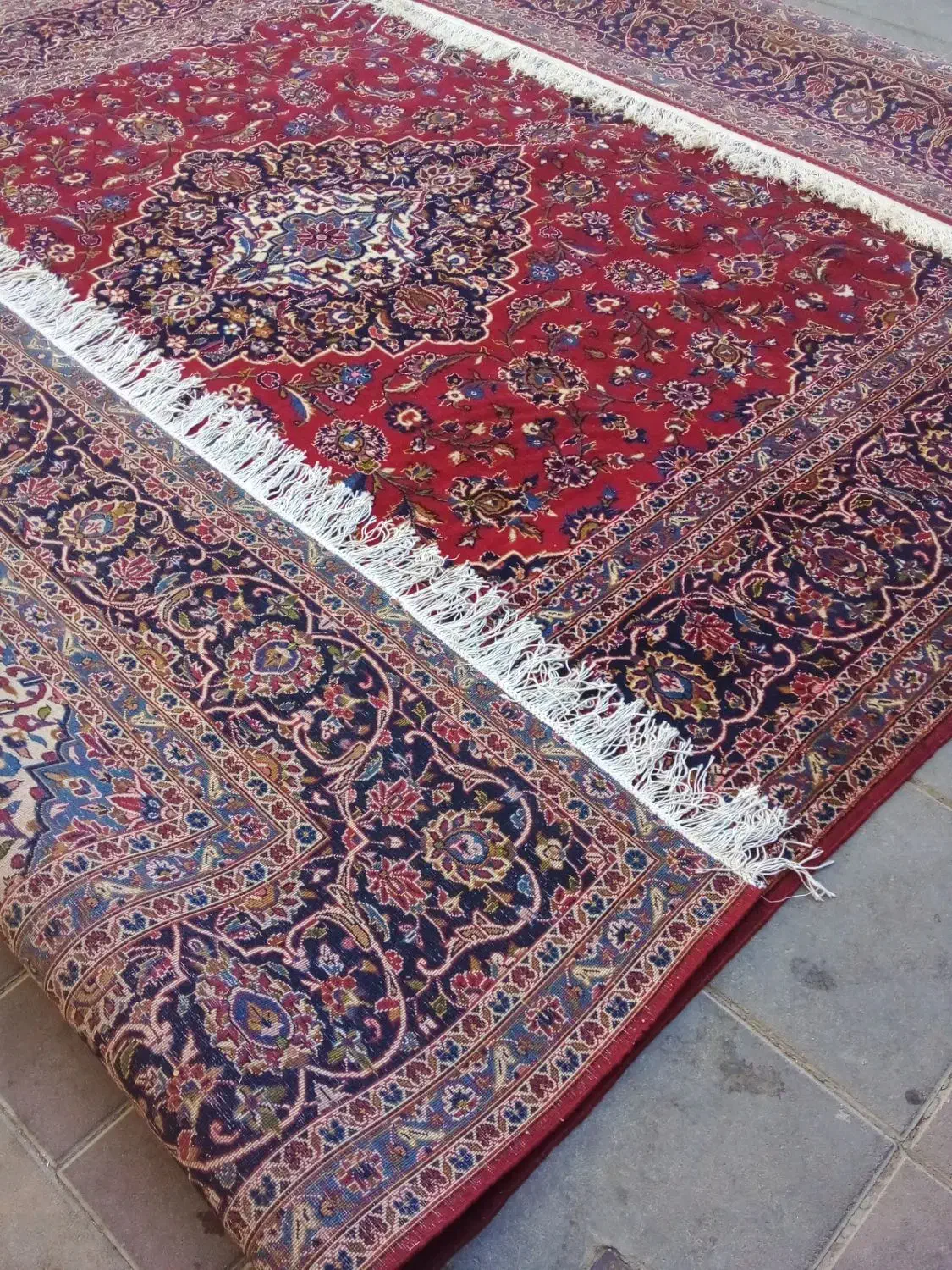 فرش قطب کاشان|فرش|بروجرد, |دیوار