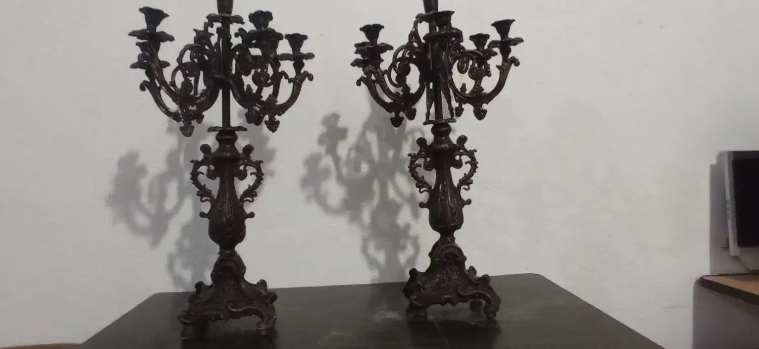 شمعدانی قدیمی چدن|کلکسیون و سرگرمی|زاهدان, |دیوار