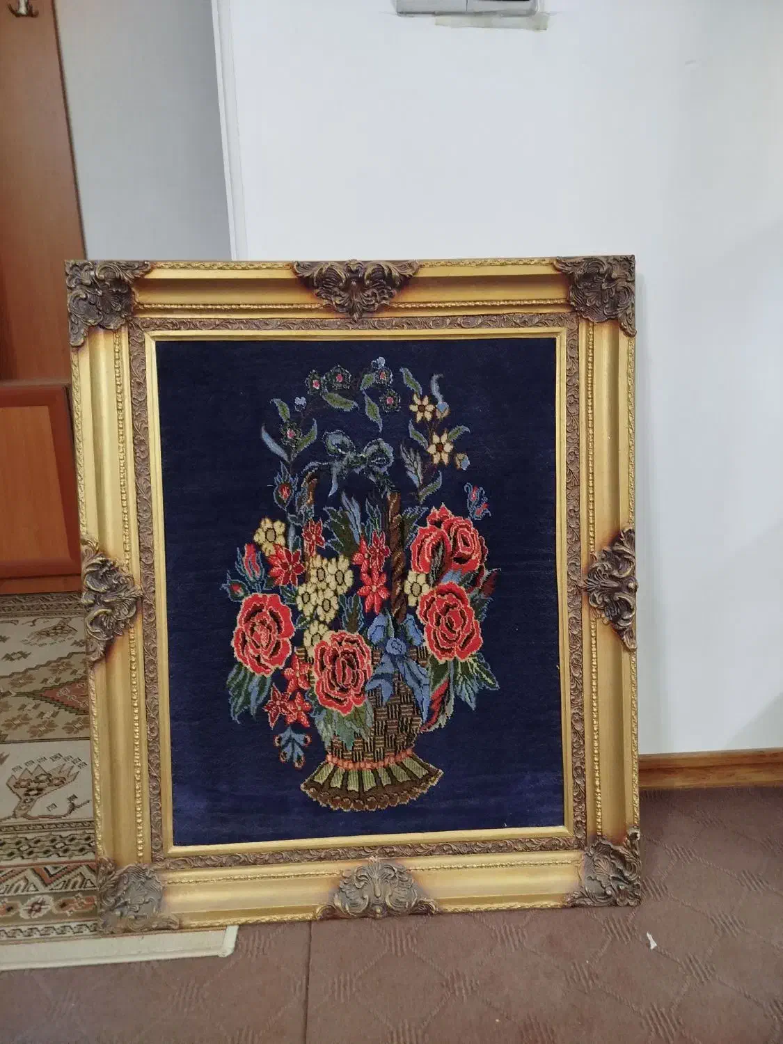 آیینه و تابلو فرش|تابلو فرش|قم, زنبیل آباد|دیوار