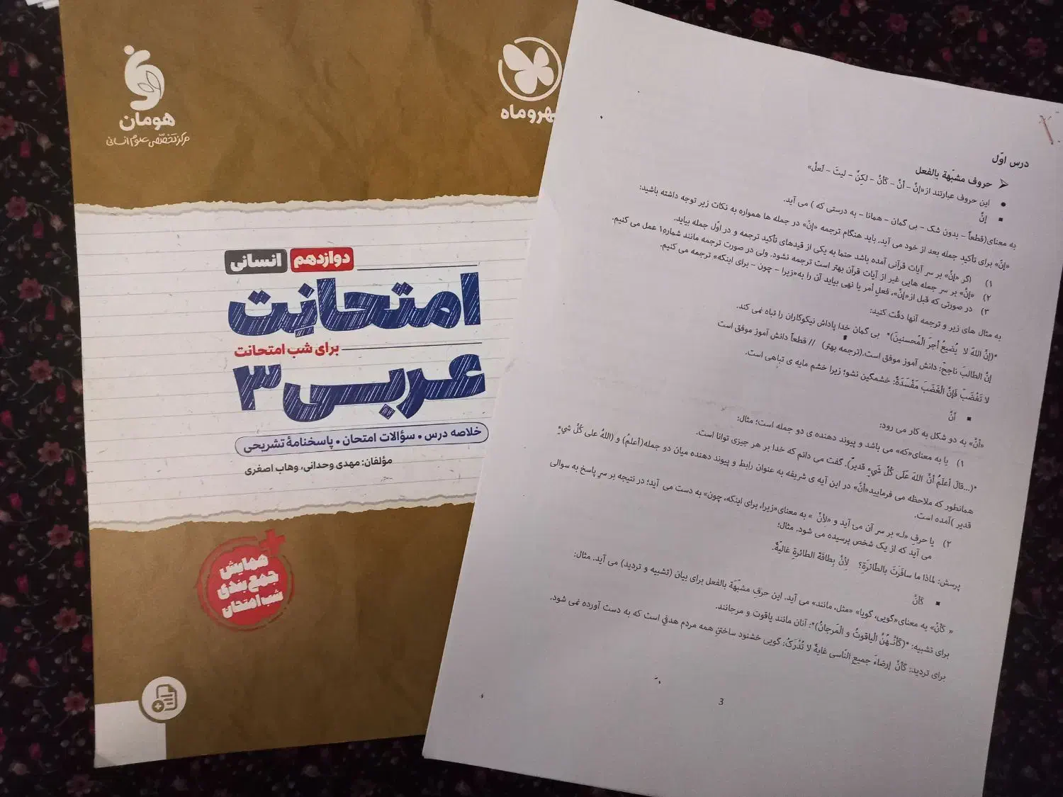 دروس طلایی دهم انسانی و جزوه های دروس انسانی|کتاب و مجله آموزشی|اصفهان, عسگریه|دیوار