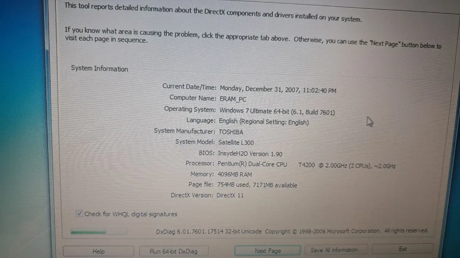 لب تاب توشیبا|رایانه همراه|اصفهان, کوجان|دیوار