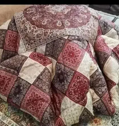 لحاف کرسی با پشم گوسفندی و الیاف و ملزومات کرسی|رختخواب، بالش، پتو|تهران, ارامنه|دیوار