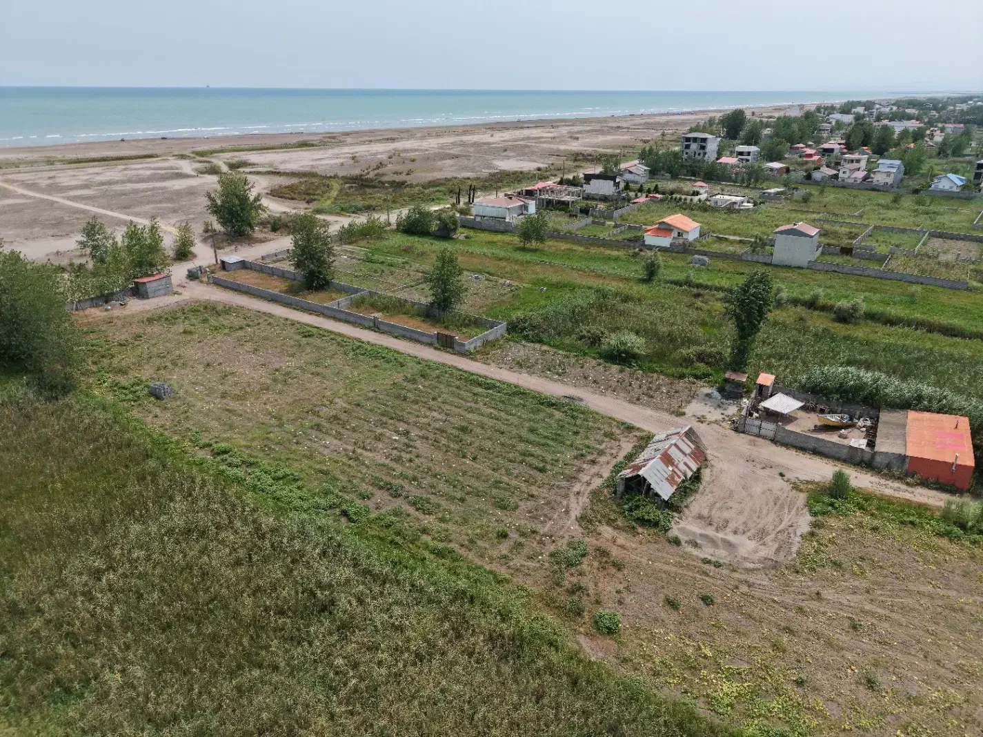 زمین با ویو مستقیم دریا قواره دوم|فروش زمین و ملک کلنگی|رشت, منظریه|دیوار