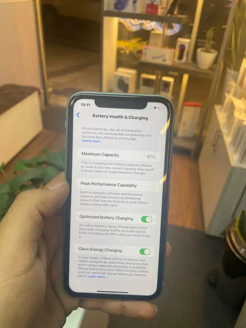 گوشی iPhone 11 سبز ۱۲۸ گیگ دوسیم|موبایل|گرگان, |دیوار