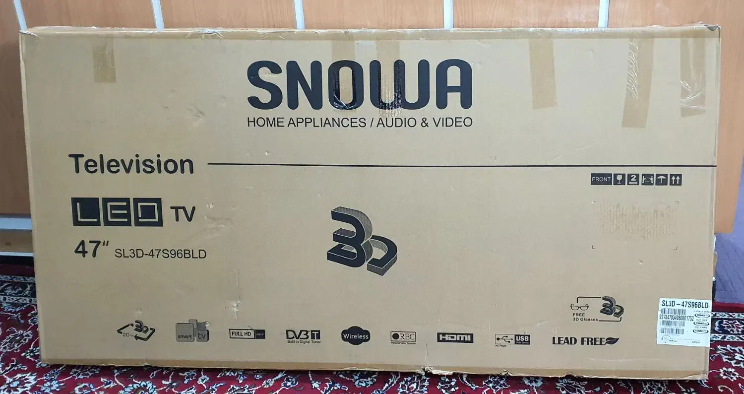 تلویزیون اسنوا ۴۷ اینچ|تلویزیون و پروژکتور|اصفهان, دستگرده|دیوار