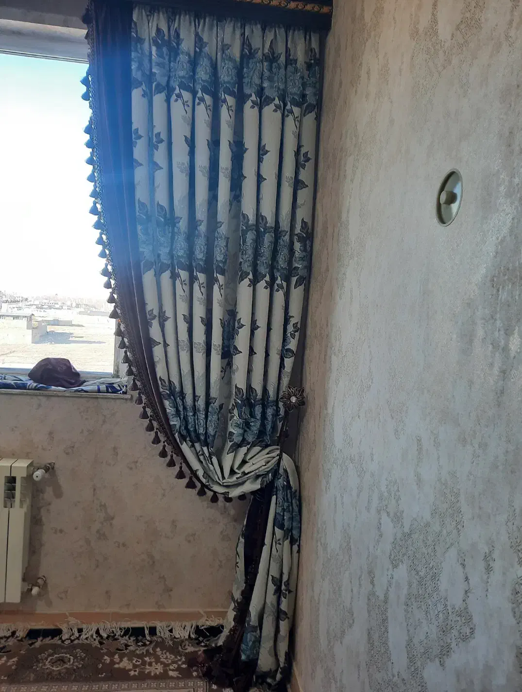 ۲ عدد والن پرده|پرده، رانر، رومیزی|ابهر, |دیوار