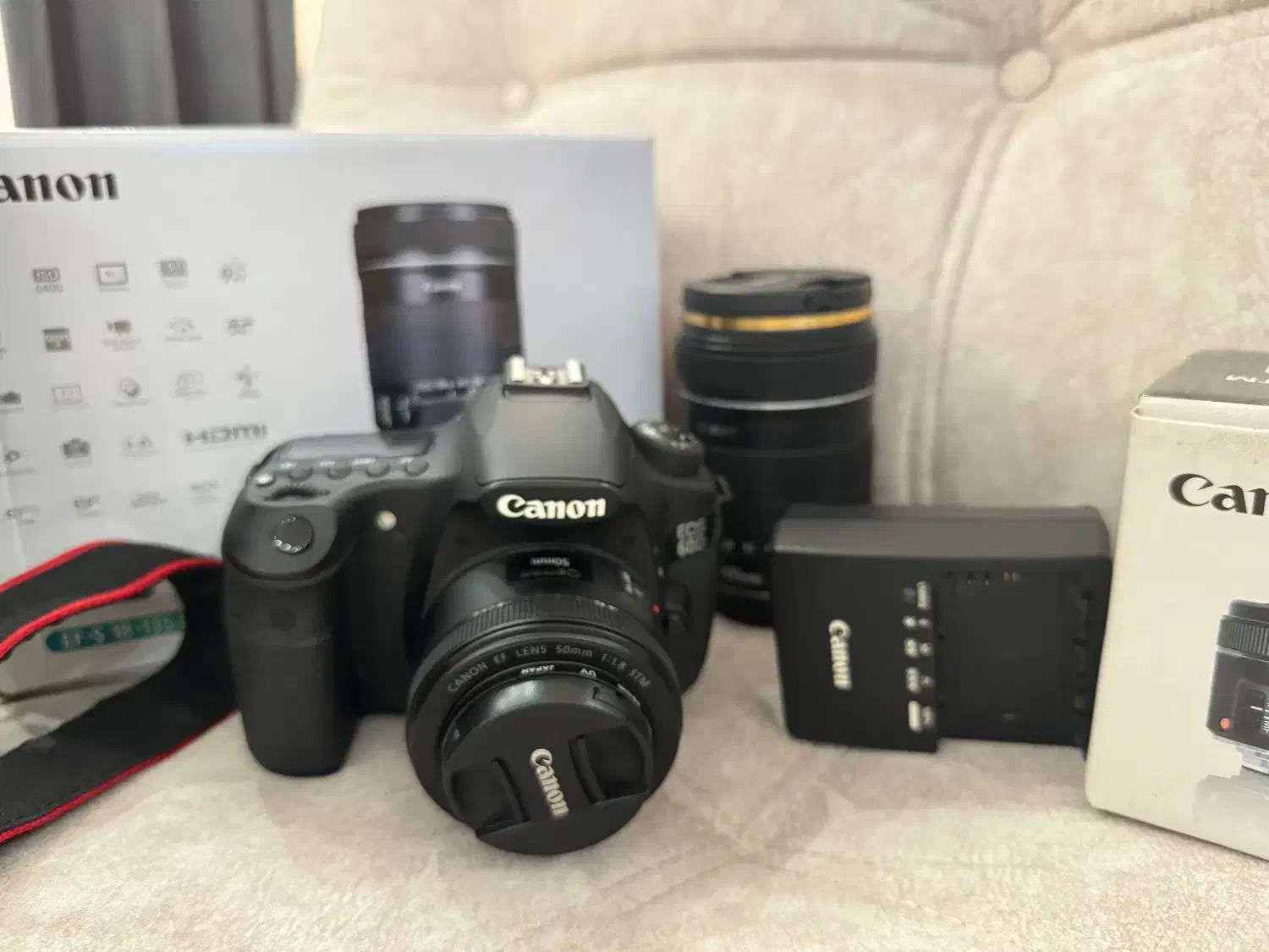 دوربین کنون 60D حرفه ای در حد نو|دوربین عکاسی و فیلم‌برداری|تهران, دستغیب|دیوار