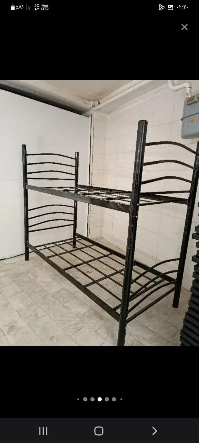 تختخواب های فلزی محکم|تخت و سرویس خواب|فشاپویه, |دیوار