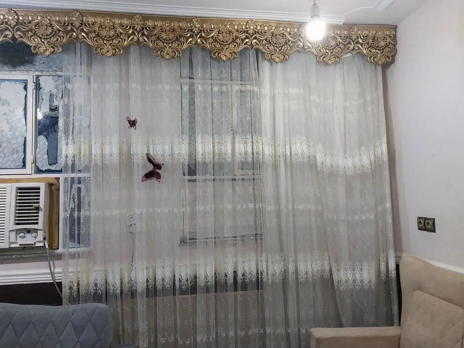 ۴متر تور ۴متر کتیبه ۴متر استر|پرده، رانر، رومیزی|شوشتر, |دیوار