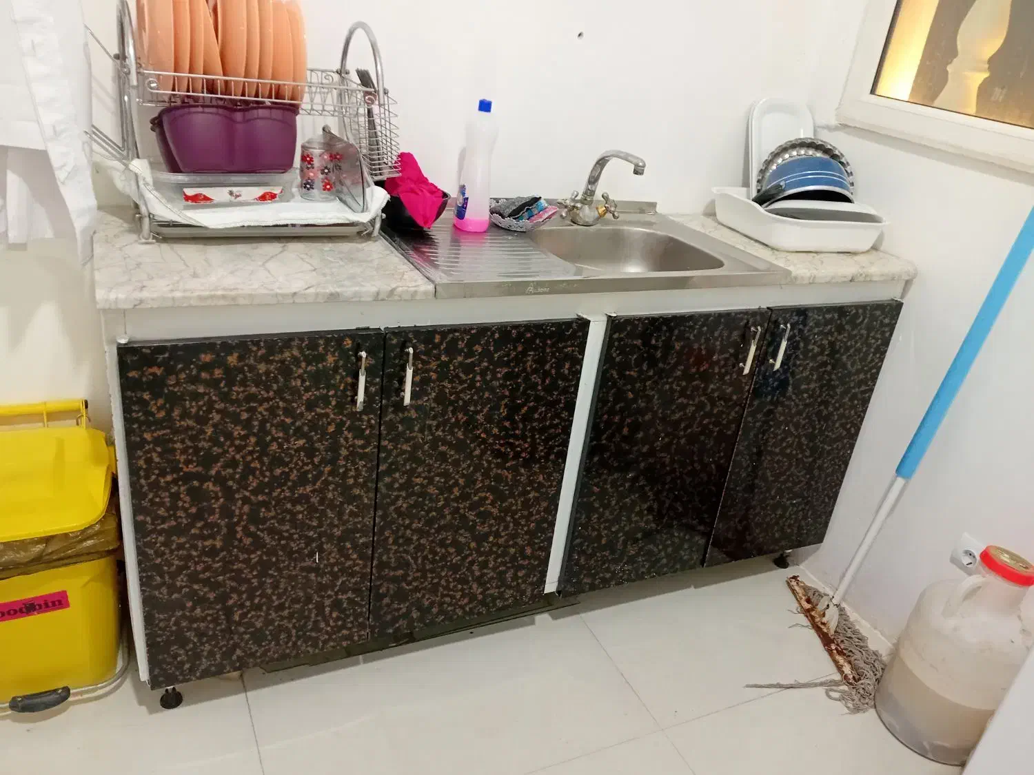 کابینت با شیر آلات|مصالح و تجهیزات ساختمان|گلبهار, شهر جدید گلبهار|دیوار