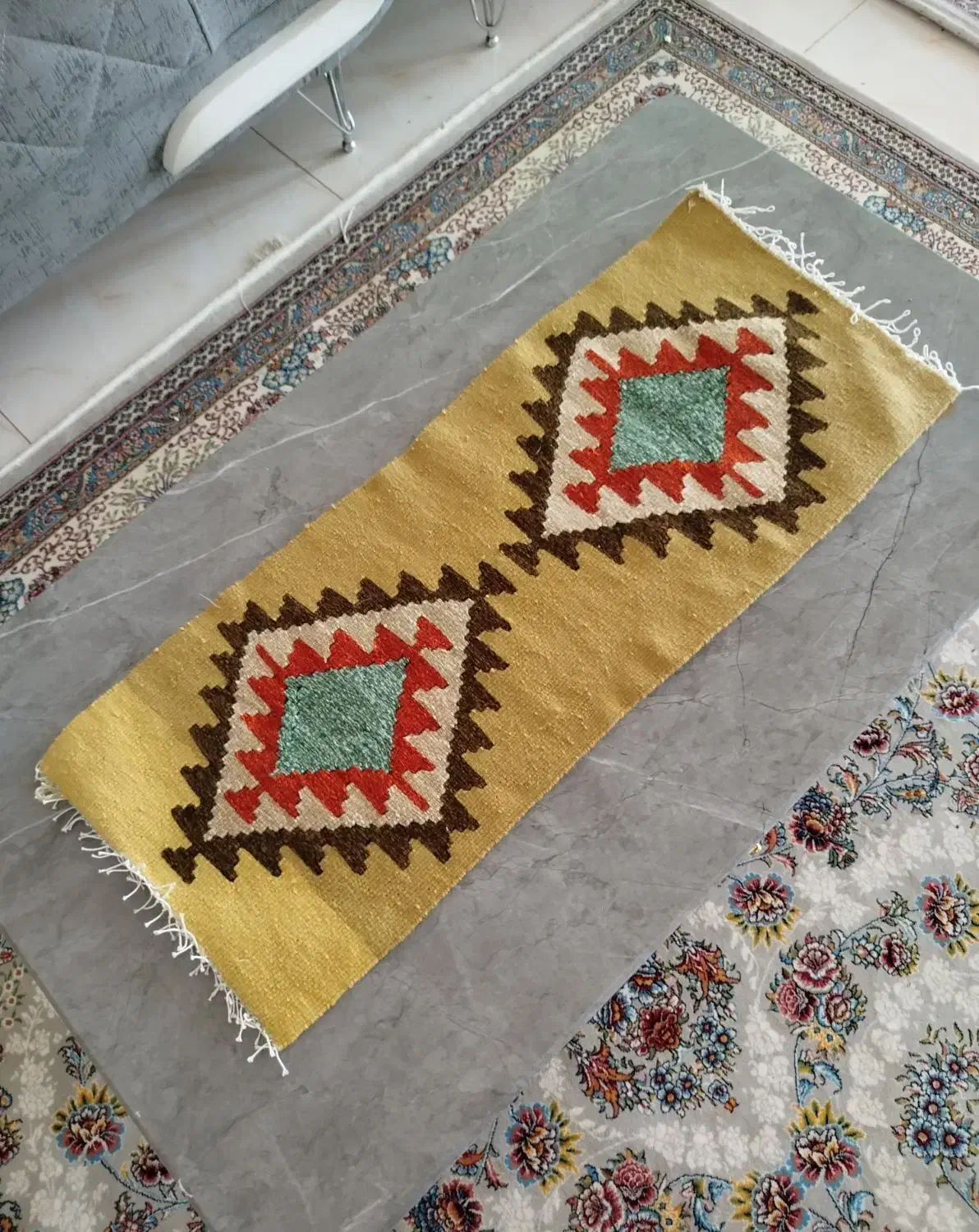 رو‌میزی‌وجا‌قرانی‌گلیمی‌‌برای‌‌شب‌یلدا|صنایع دستی و سایر لوازم تزئینی|سنندج, |دیوار