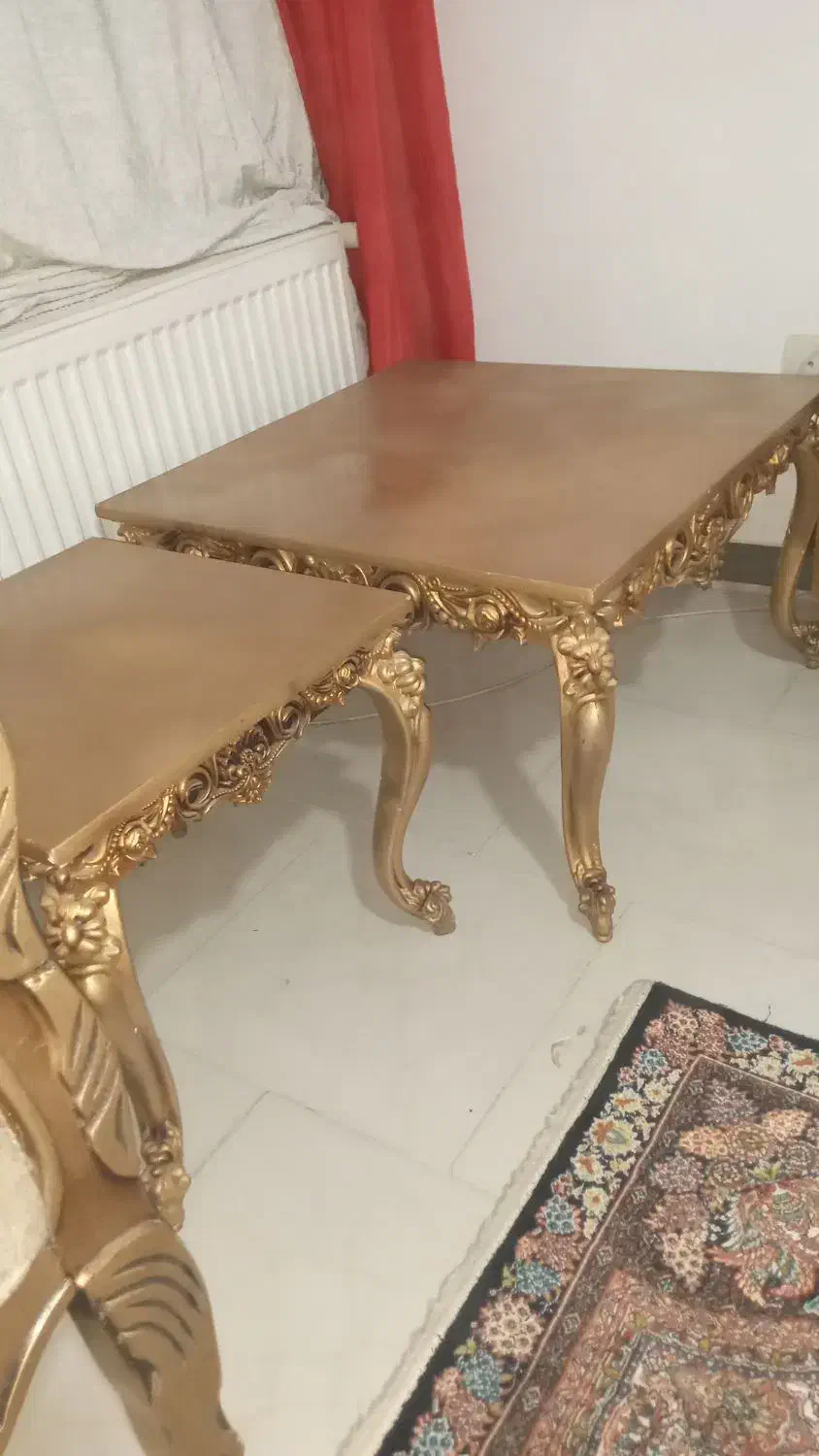 جلومبلی ویک عددعسلی سالم نو|مبلمان خانگی و میز عسلی|محمدیه-قزوین, |دیوار