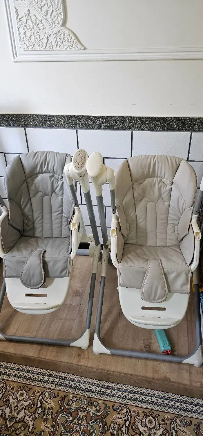 صندلی غذا + تاب برقی|تخت و صندلی بچه|گرمسار, |دیوار