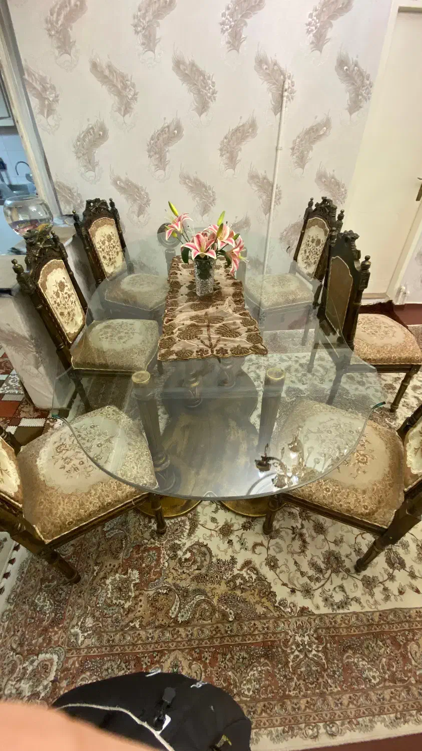 مبلمان ۷ نفره و نهارخوری ۸ نفره|مبلمان خانگی و میز عسلی|تهران, دستغیب|دیوار