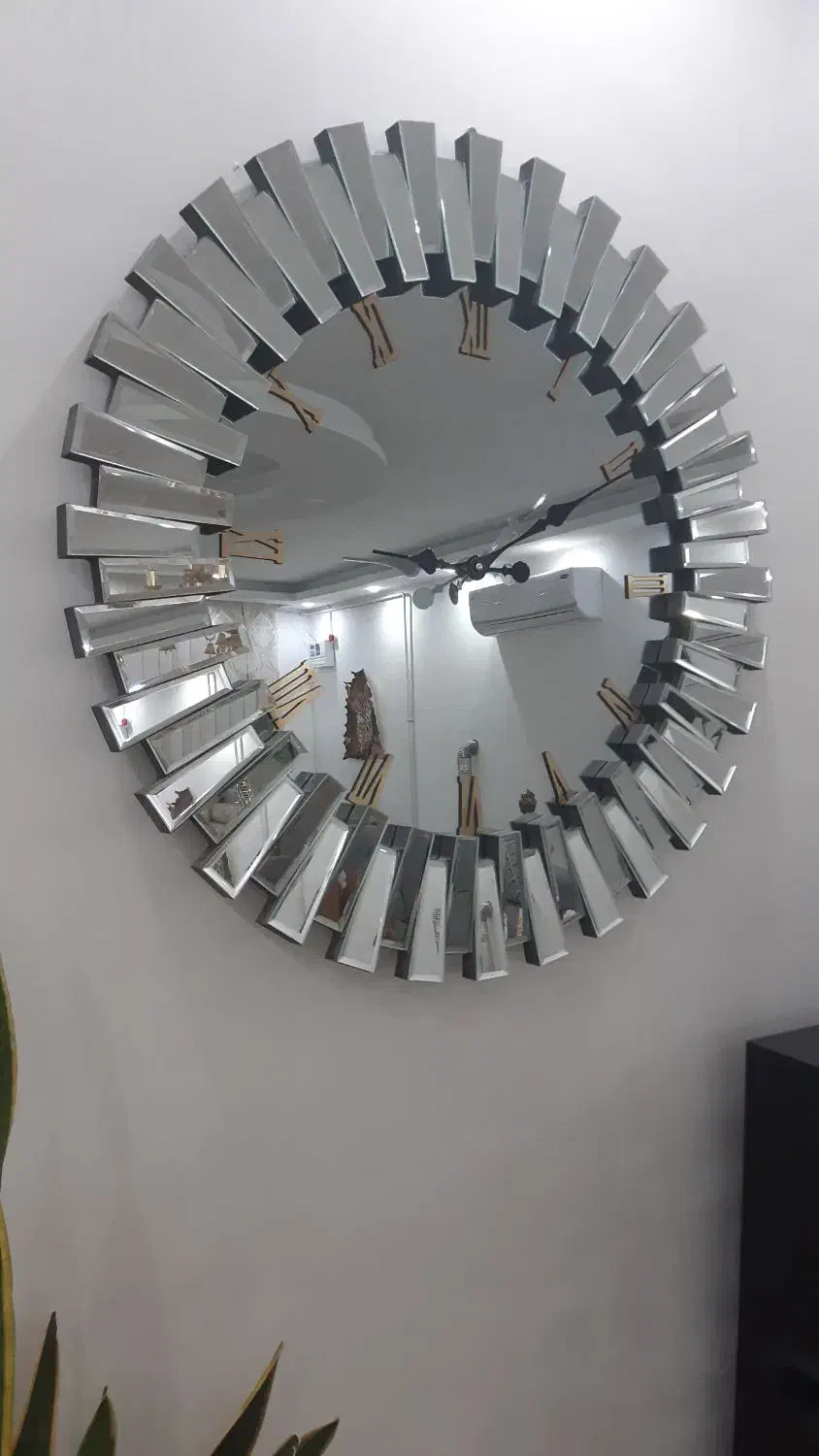 ساعت آینه ای|ساعت دیواری و تزئینی|کوهدشت, |دیوار