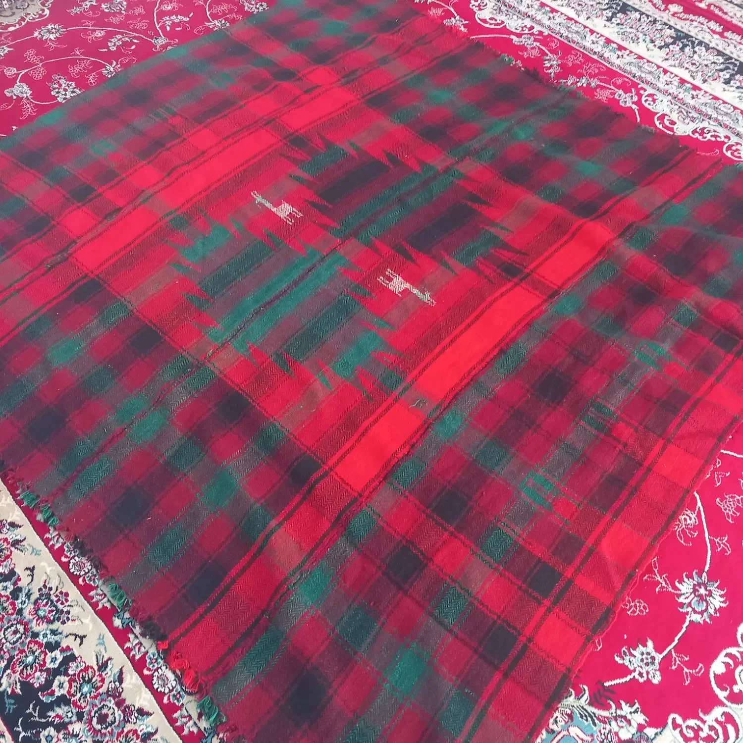 جاجیم دستبافت|گلیم، جاجیم، گبه|کرمانشاه, |دیوار