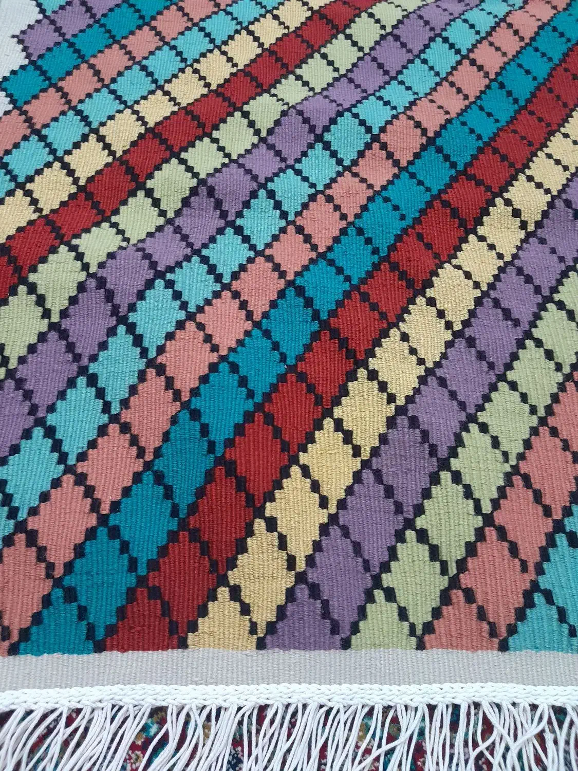 گلیم دسباف نو|گلیم، جاجیم، گبه|سنندج, |دیوار