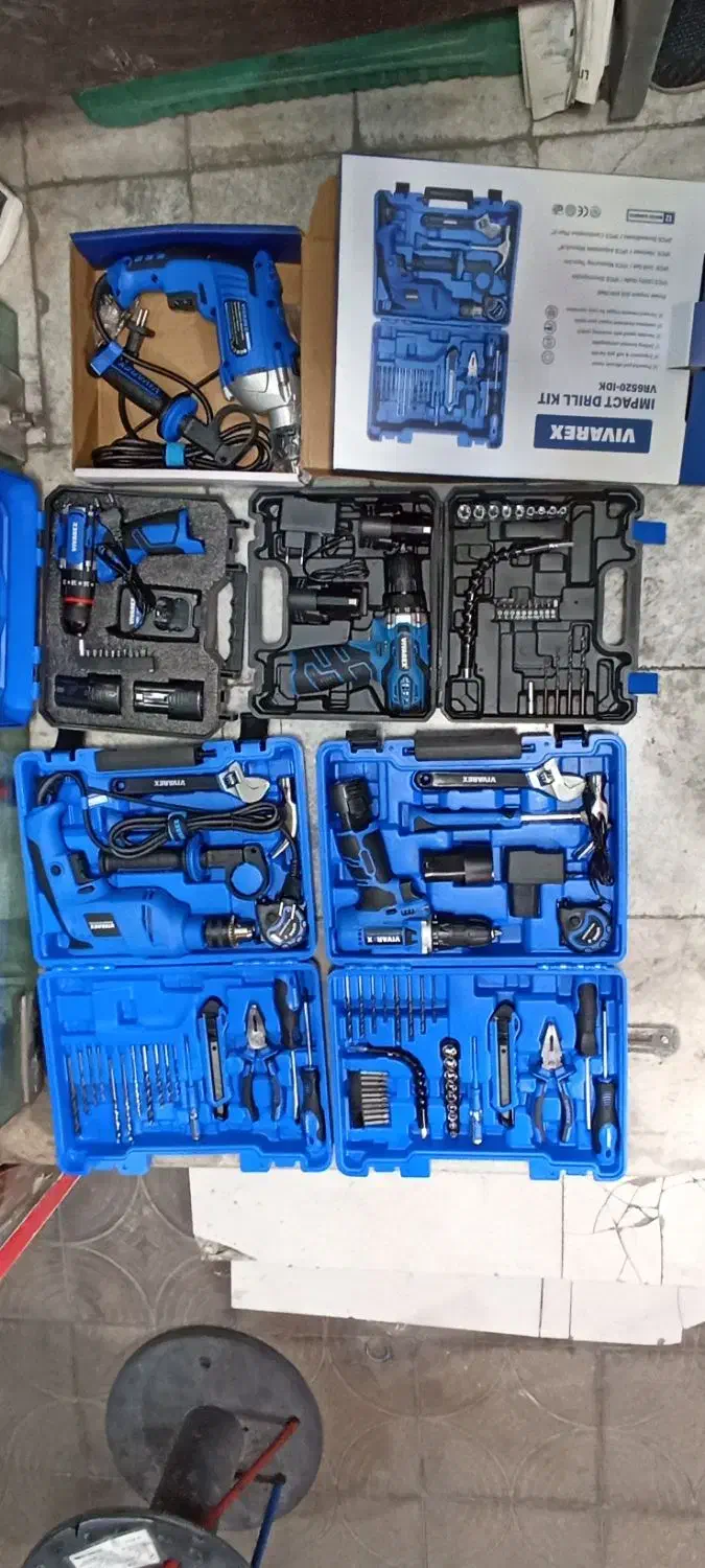 جعبه بکس واسترن دریل شارژی ویوارکس|ابزارآلات|اصفهان, پوریای ولی|دیوار