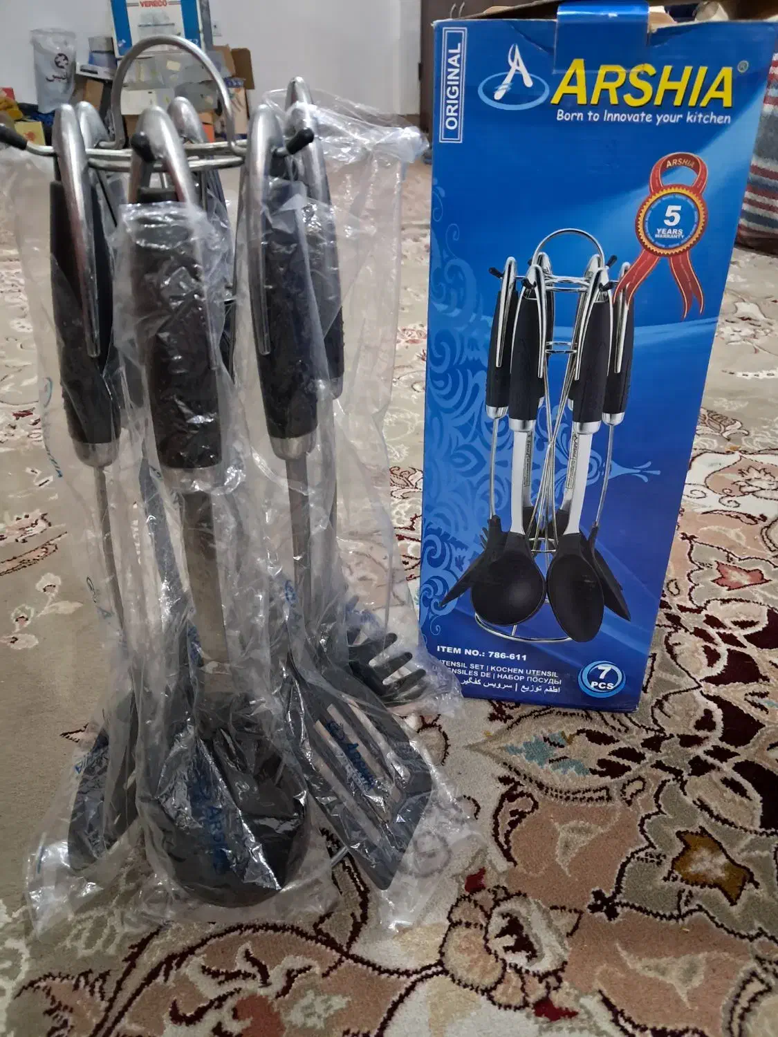 سرویس کفگیر و ملاقه عرشیا|ظروف پختوپز|زاهدان, |دیوار