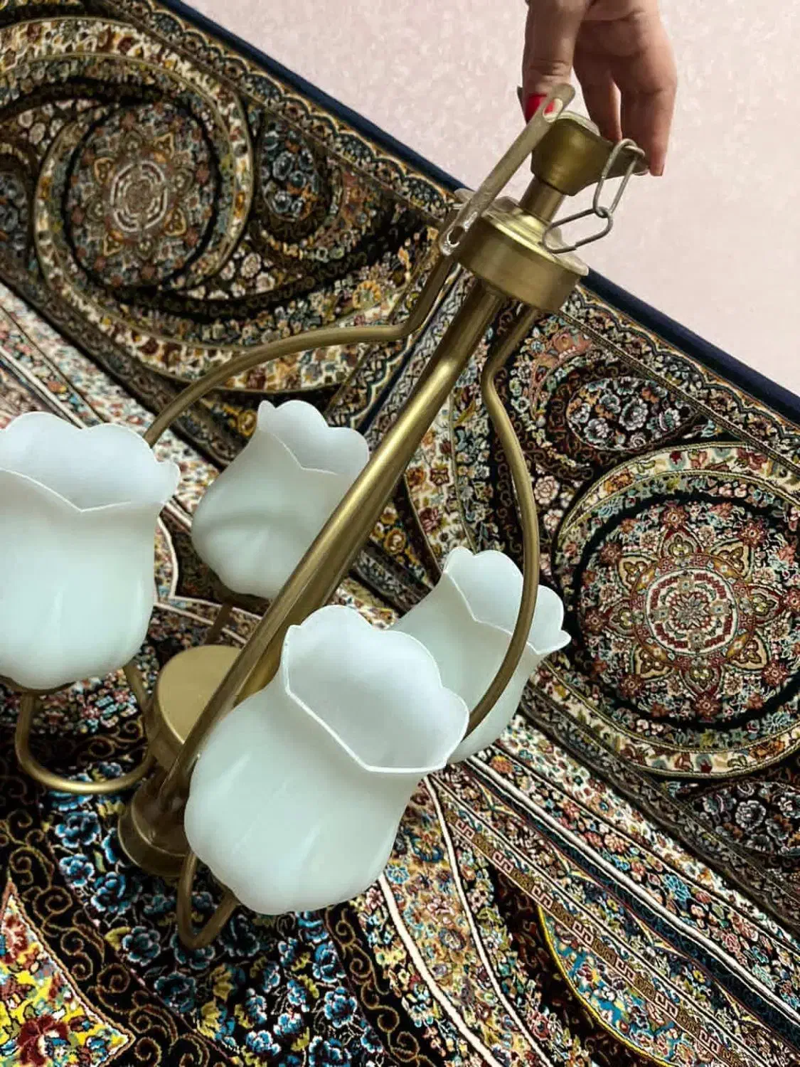لوستر در حده نو کاملا سالم|لوستر و چراغ آویز|اسلامشهر, شهرک قائمیه|دیوار